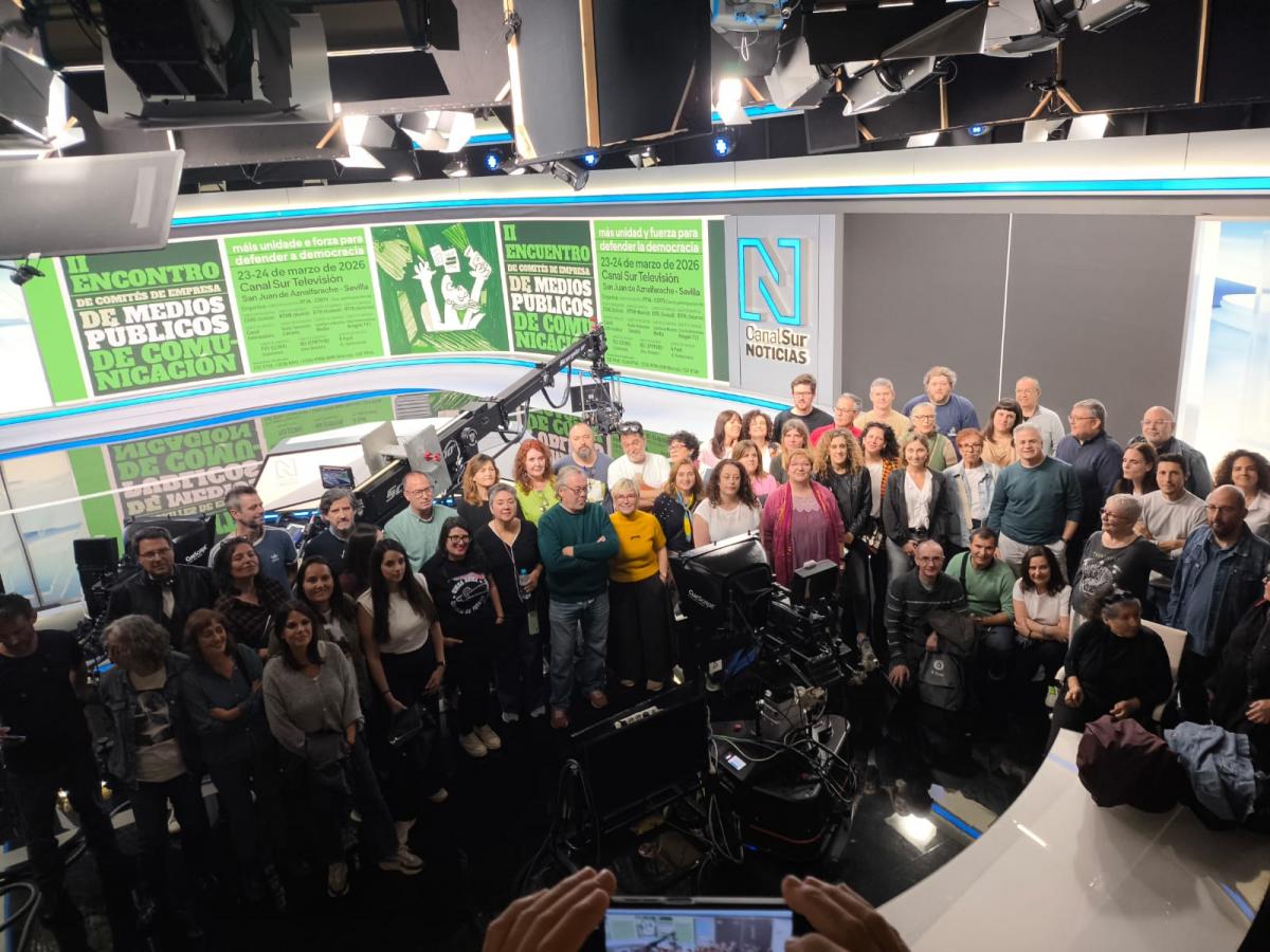 II Encuentro RTVs Públicas en Lucha celebrado en Sevilla.