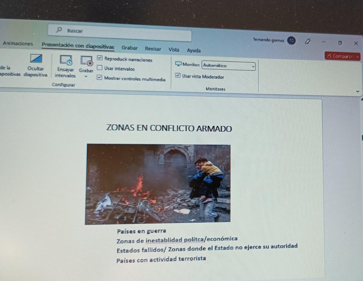 Una de las diapositivas que mostró Óscar Mijallo durante el curso. / A. M.