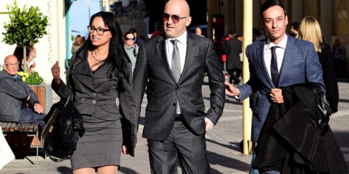 Yorgen Fenech (centro de la imagen), empresario maltés absuelto. Foto cedida.