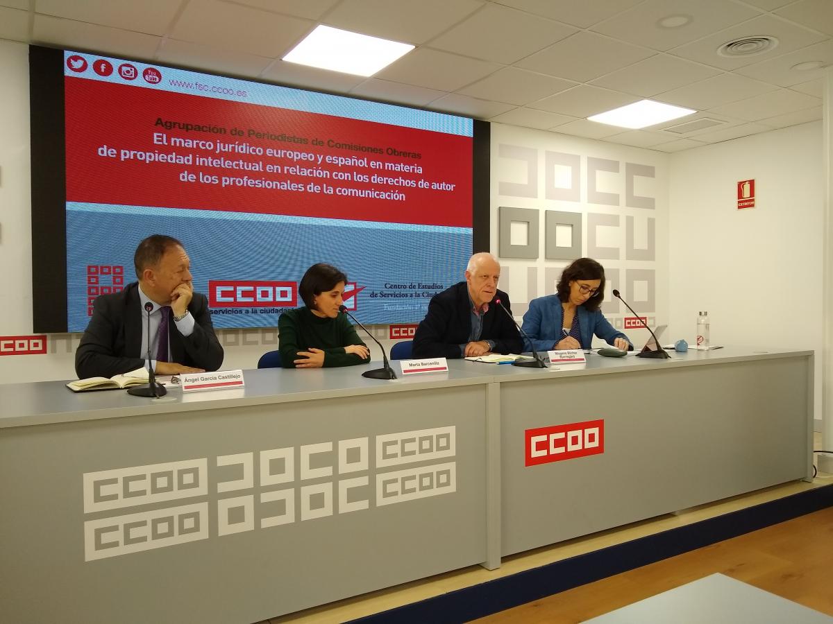 CCOO impulsa una transposición de la directiva europea sobre derechos de autor que reconozca los derechos morales de periodistas y profesionales de la comunicación